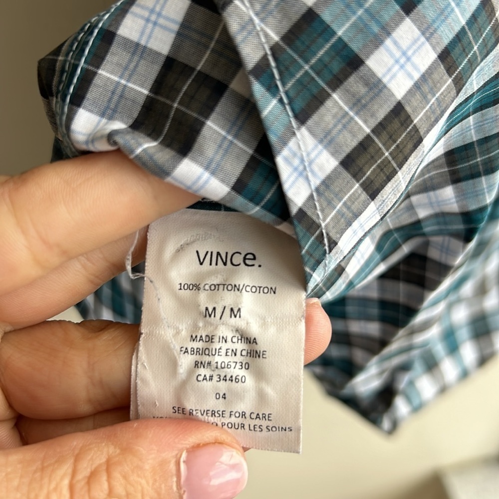Vince checked button down - Picture 4 of 4